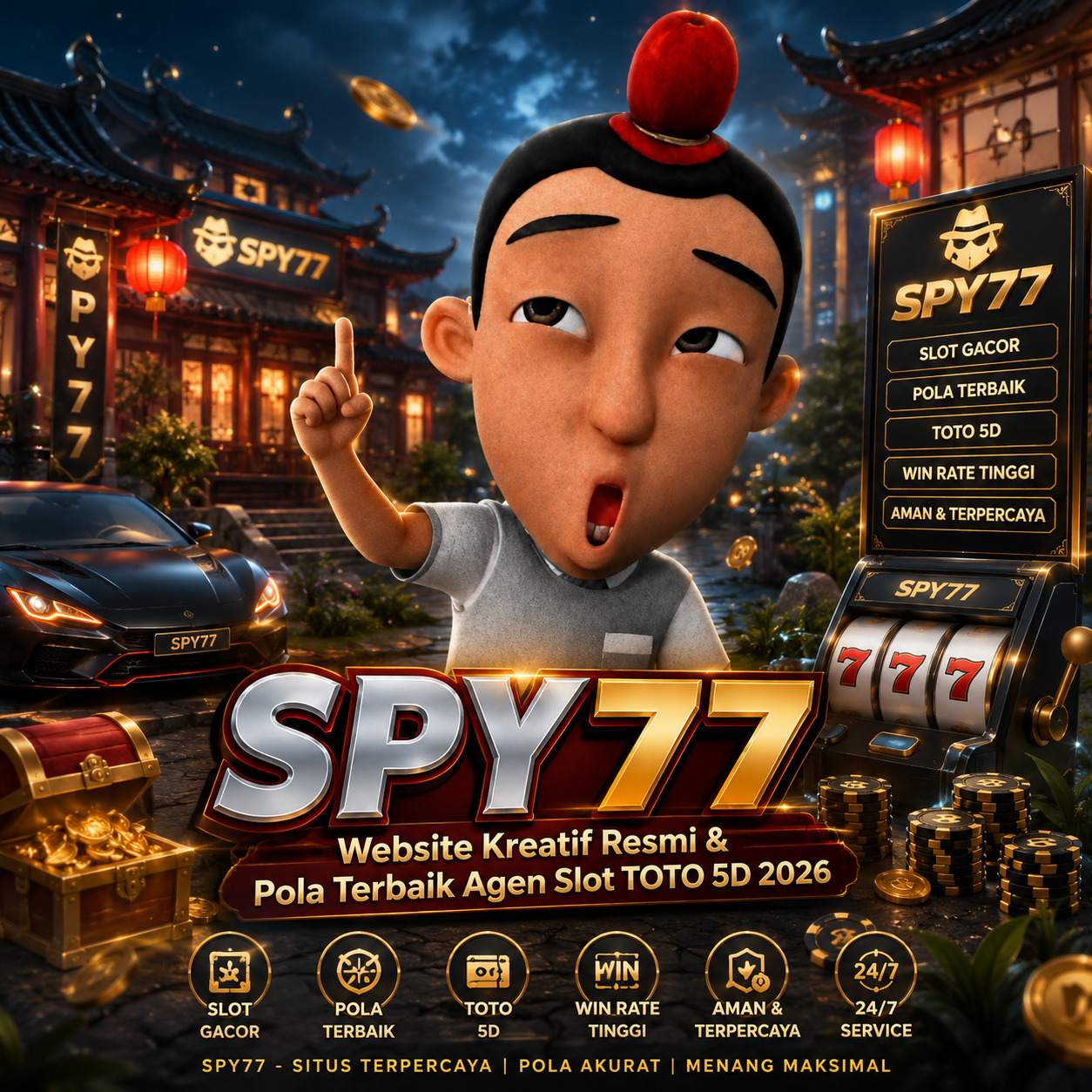 SPY77 — Website Kreatif Resmi & Pola Terbaik Agen Slot TOTO 5D 2026